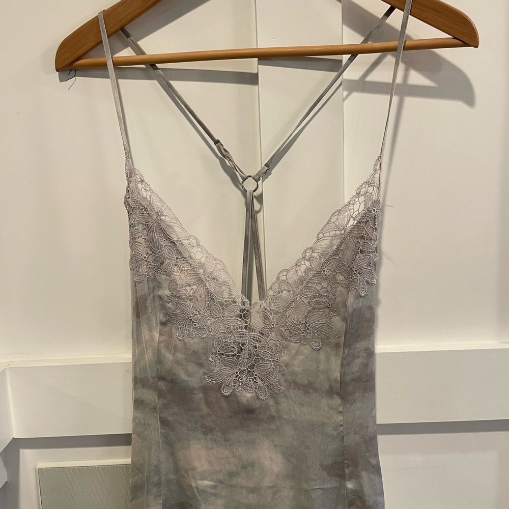 Free People Intimately NWT Chasing Shadows Midi Tie Dye Slip Dress - Picture 7 of 16